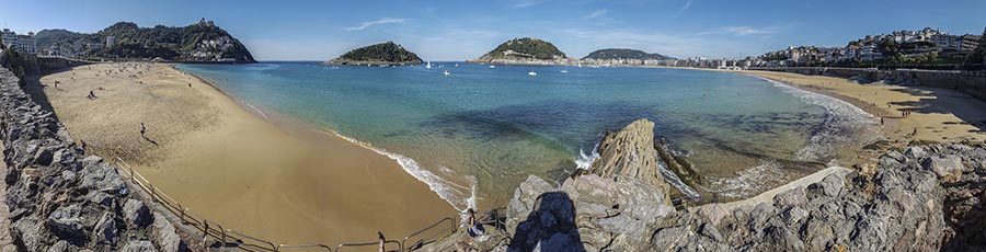 Guipúzcoa - San Sebastián 045 - bahía de La Concha - playas de Ondarreta y La Concha.jpg